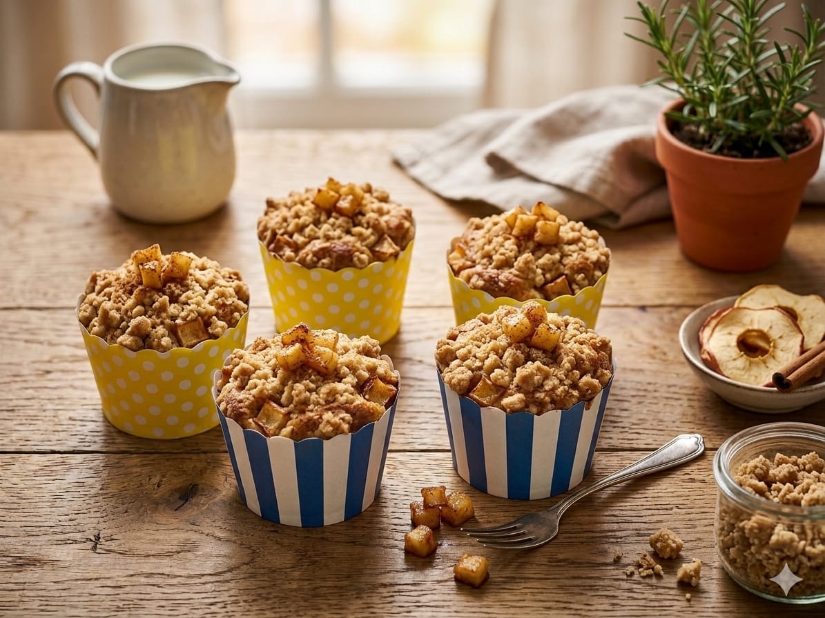 Crumble Apple Muffin